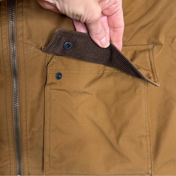 L.Bean Women’s Brown Utility Field Vest Corduroy Collar Outdoor Workwear - Picture 7 of 16